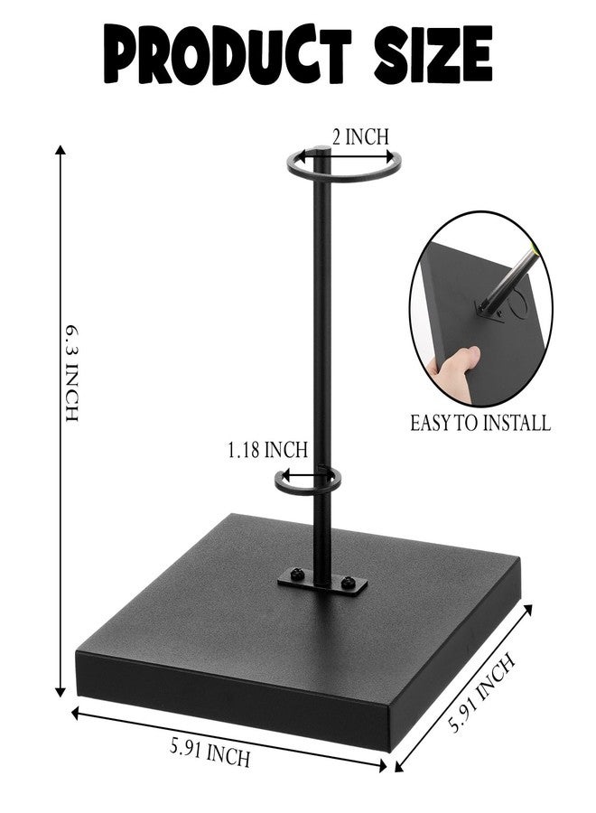 Yaocom حامل عصا المشي من ياوكوم، حامل عصا، حامل قضيب، حامل عرض، حوامل للعصي ذات الأطراف القياسية، مظلات المدخل، عكازات المشي - Image 2